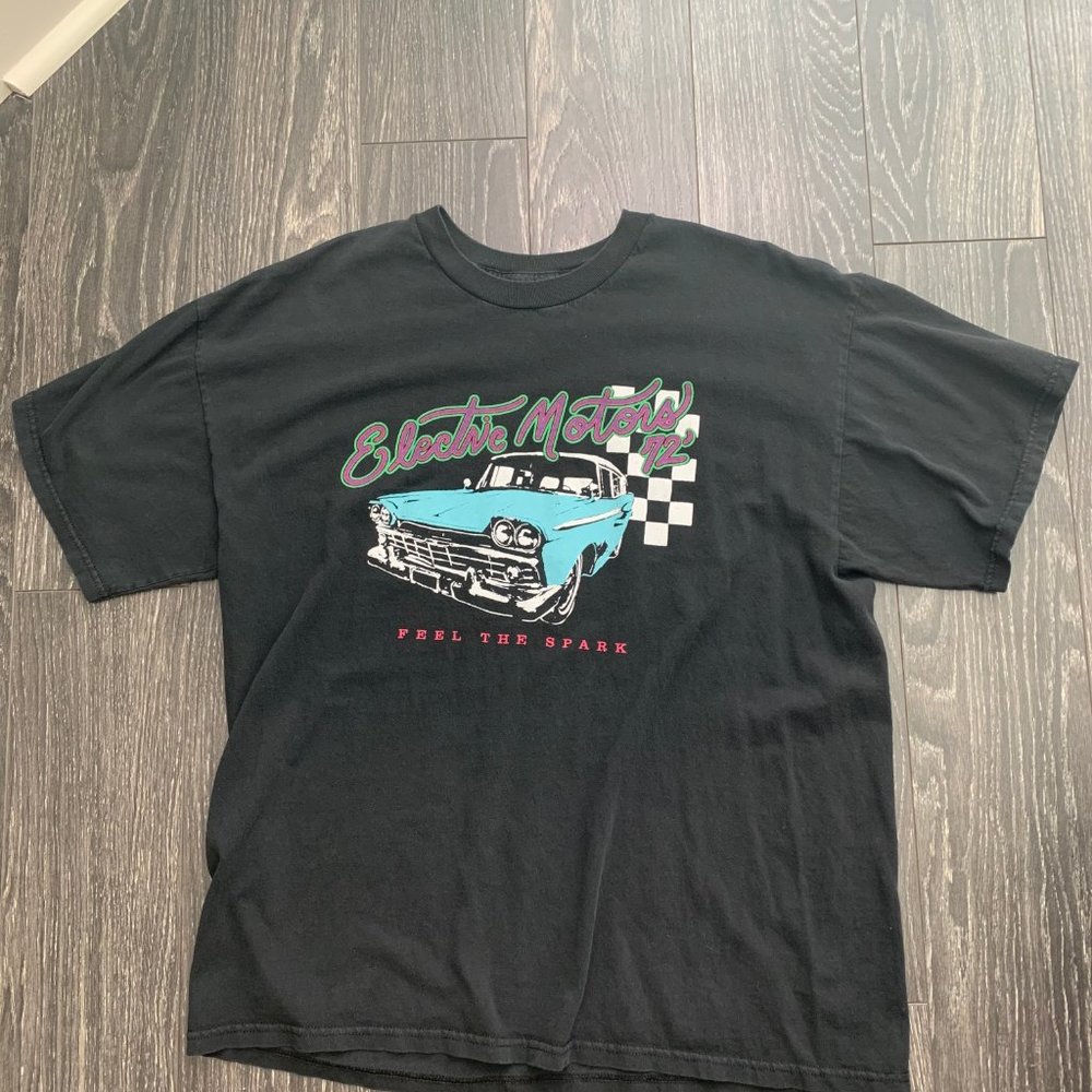 Brandy Melville Electric Motors Oversized Tee